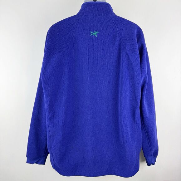ARC'TERYX Polartec Strato Full Zip Jacket Mens XXL Purple Blue Polartec Fleece - Picture 7 of 16
